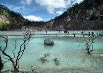 Kawah Putih/Witte krater nabij Bandung (Java) - Indonesië - foto: pixabay