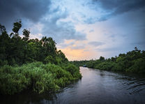 Rivier op Kalimantan - Indonesië - foto: flickr