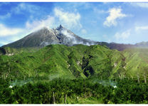 Merapi Vulkaan nabij Bukittinggi (Sumatra) - Indonesië - foto: flickr