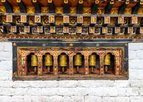 Gebedsmolens - Bhutan - foto: archief