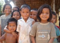 lokale kinderen in Cambodja - Kampot - Cambodja