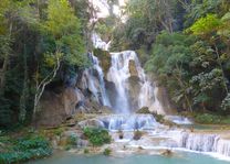 Kuangsi watervallen in Laos - Laos