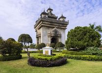 Tempel, Patuxai - Laos - foto: archief