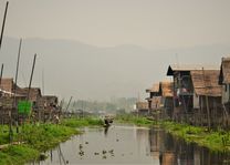 lokaal dorp - Inle Lake - Myanmar