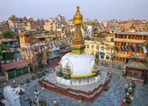 Kathesimbu Stupa Buddha in Kathmandu - Nepal - foto: Archief