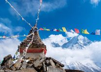 Boeddhistische Stupa Everest regio - Nepal - foto: Archief