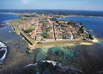 Galle Fort vanuit de lucht - Galle - Sri Lanka - foto: lokale agent