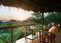 Uitzicht vanaf de veranda - Burunge Tented Camp - Tanzania - foto: Tanganyika Wilderness Camps