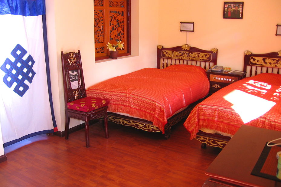 Jims Tibetan hotel - kamer - Dali - China - foto: Jims Tibetan Hotel