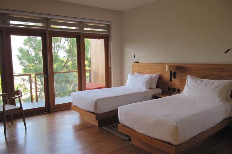 kamer van het Dhensa Boutique hotel - Dhensa Boutique - Bhutan - foto: Mieke Arendsen