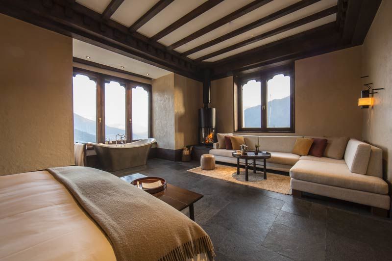 kamer Gangtey Lodge - Gangtey Lodge - Bhutan - foto: Gangtey Lodge