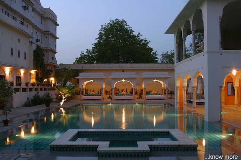 zwembad Samode Haveli - Jaipur - Samode Haveli - India - foto: Samode Haveli