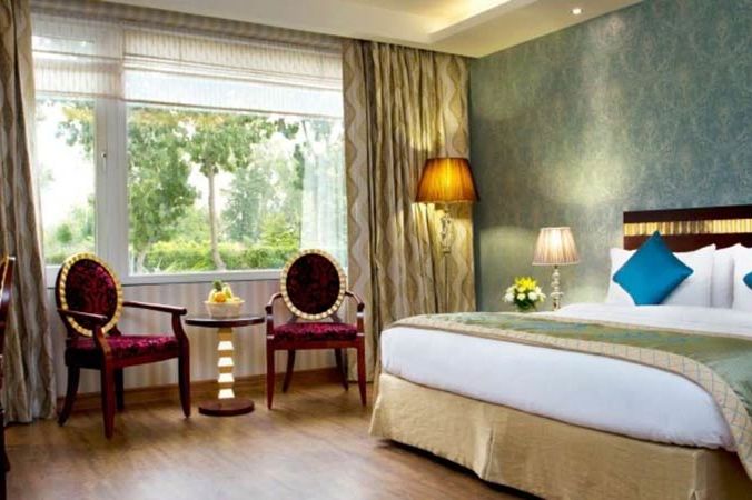 slaapkamer van Atrio Hotel in Delhi - Atrio Hotel - India - foto: Atrio Hotel