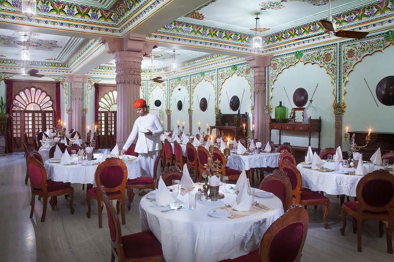 restaurant van Jagat Palace in Pushkar - Jagat Palace - India - foto: Jagat Palace
