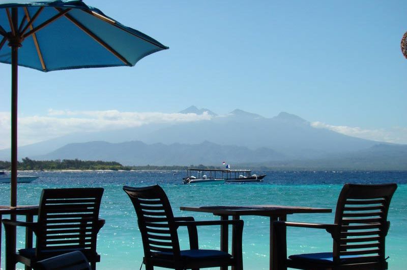 uitzicht - Hotel Vila Ombak - Gili Trawangan - Indonesië