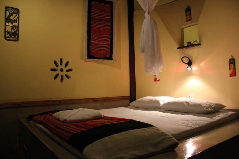 kamer van Mandala Ou in Nong Khiaw - Mandala Ou - Laos - foto: Mandala Ou