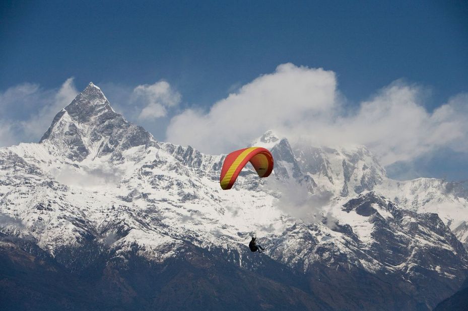 Tip: paragliden in Pokhara, Nepal