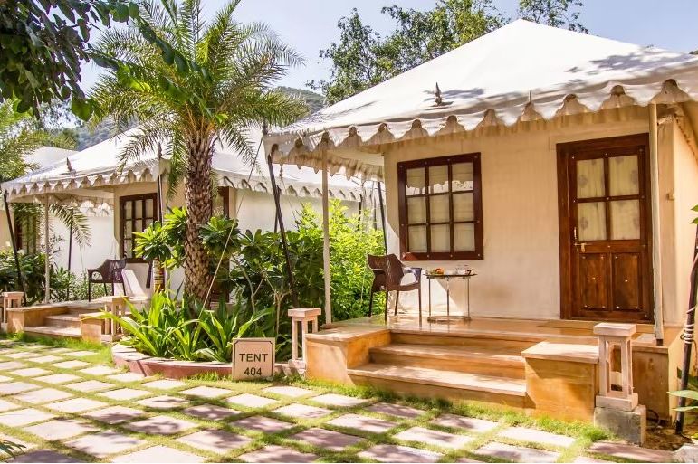 Tent Ananta Spa & Resort in Pushkar, India - foto: Ananta Spa Resort Pushkar