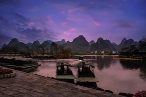 Boten op de Li-rivier in Guilin - China - foto: pixabay