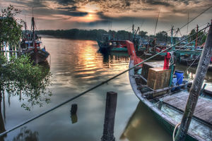 Haven van Kuala Selangor - Maleisië - foto: flickr