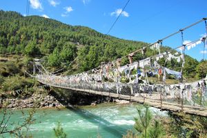 Jakar Rivier - Brug - Bhutan - foto: flickr