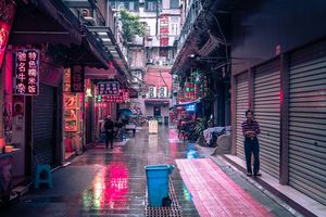 Winkelstraat in Guangzhou - China - foto: pixabay