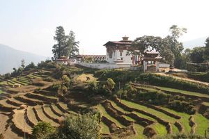 Chorten Nebu klooster nabij Punakha