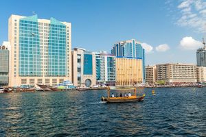 Flats vanuit het water - Dubai