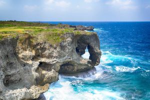 klif Manzamo Cape in Okinawa - Okinawa - Japan