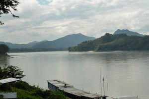 Uitzicht op Mekong vanuit Luang Prabang - Luang Prabang - Laos