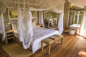 slaapkamer van Nambwa Tented Lodge - Nambwa Tented Lodge - Namibië