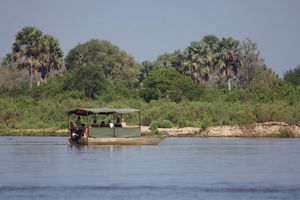Boot bij Rufiji River Camp - Rufiji River Camp - Tanzania