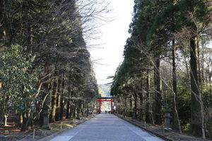 tempel met tori - Kagoshima - Japan - foto: flickr