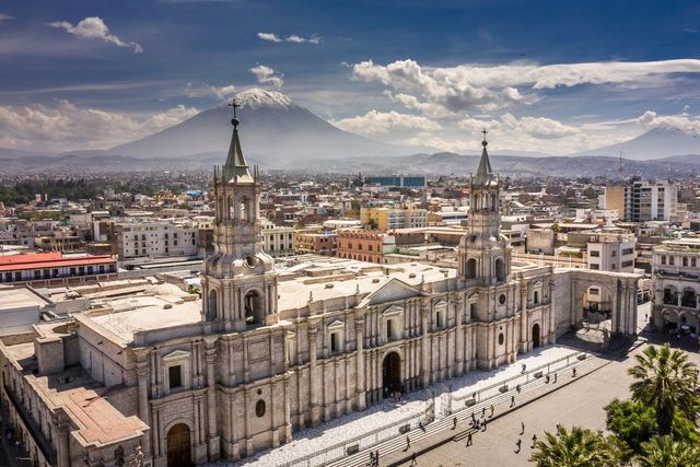 De witte stad Arequipa - Peru