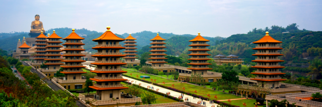 Fo Guang Shan klooster in Taiwan