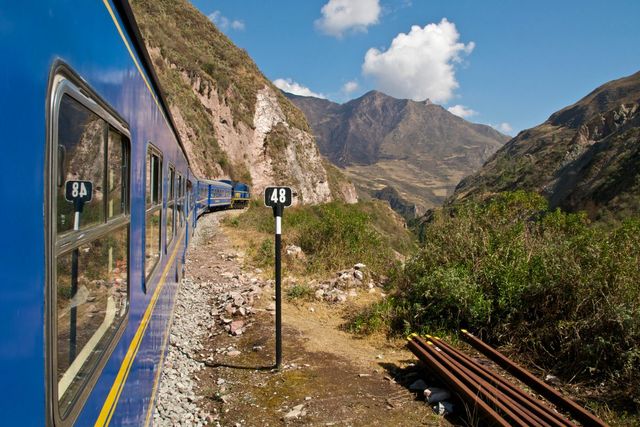 Treinreis van Ollantaytambo naar Aguas Calientes - Peru