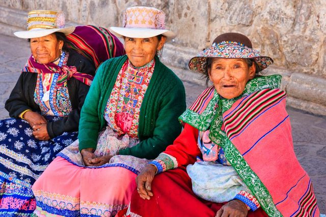 Vrouwen in Chivay (Colca Canyon) - Peru