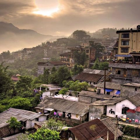 Sapa stad - Sapa - Vietnam